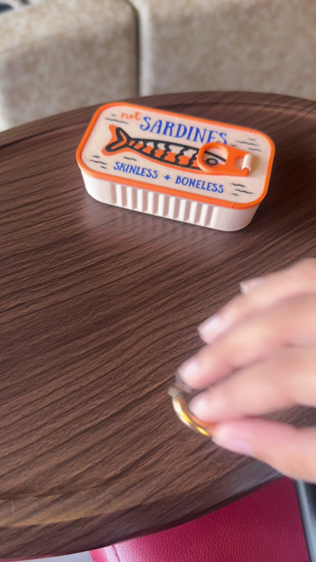 Sardines travel case